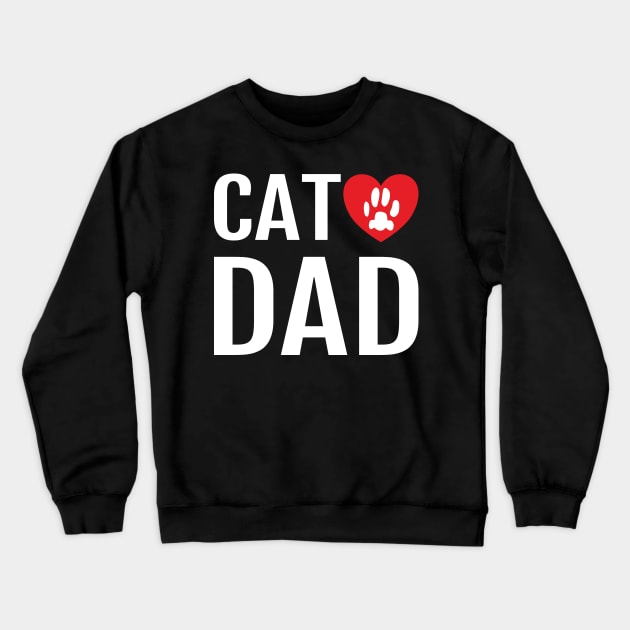 Cat Dad Crewneck Sweatshirt by DPattonPD